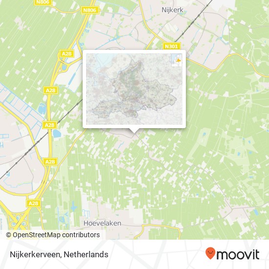 Nijkerkerveen map