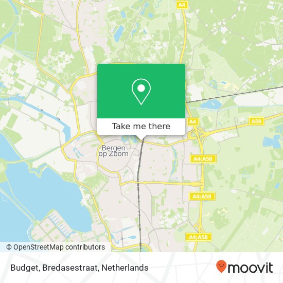 Budget, Bredasestraat Karte