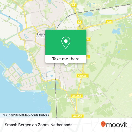 Smash Bergen op Zoom, Beukenlaan 12 map