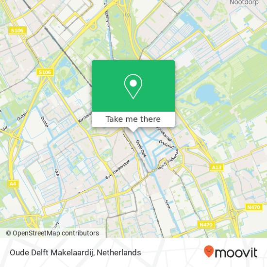 Oude Delft Makelaardij map