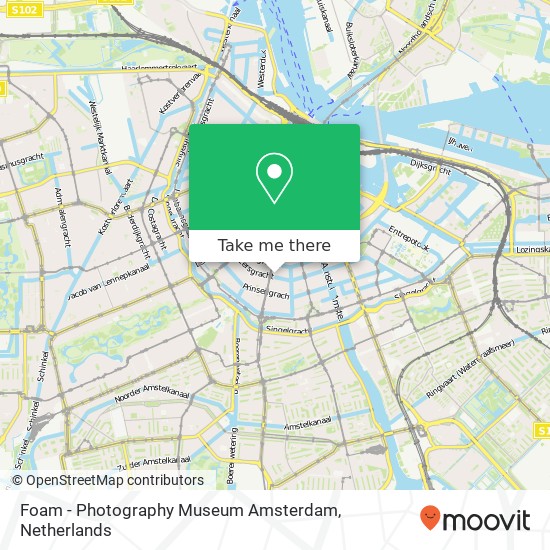 Foam - Photography Museum Amsterdam map