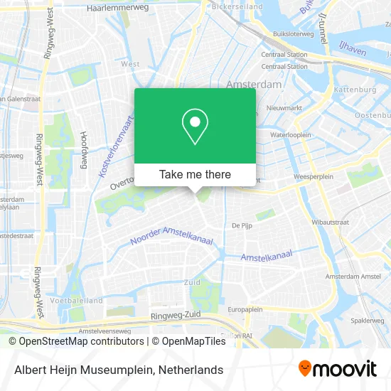 Albert Heijn Museumplein map