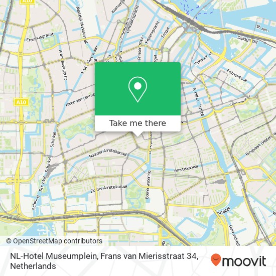 NL-Hotel Museumplein, Frans van Mierisstraat 34 map