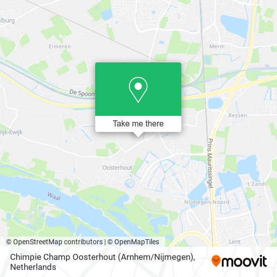 Chimpie Champ Oosterhout (Arnhem / Nijmegen) map