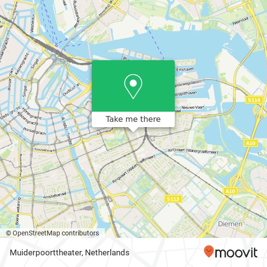 Muiderpoorttheater map