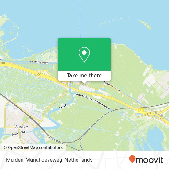 Muiden, Mariahoeveweg map