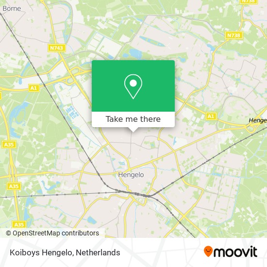 Koiboys Hengelo map