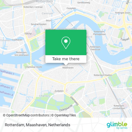 Rotterdam, Maashaven map