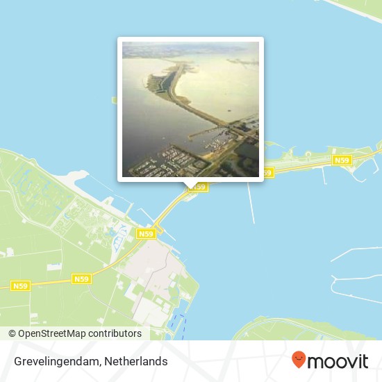 Grevelingendam map