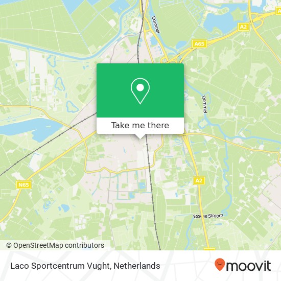 Laco Sportcentrum Vught, Maarten Trompstraat 32 Karte
