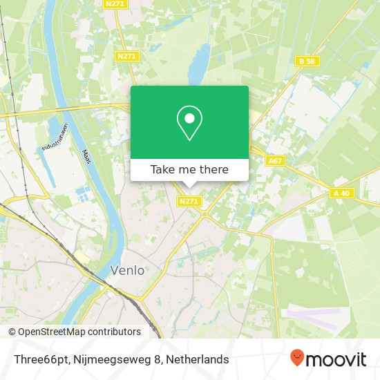 Three66pt, Nijmeegseweg 8 map