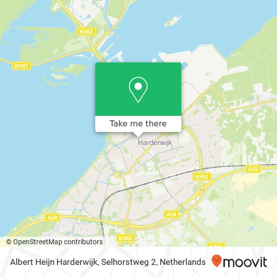 Albert Heijn Harderwijk, Selhorstweg 2 Karte