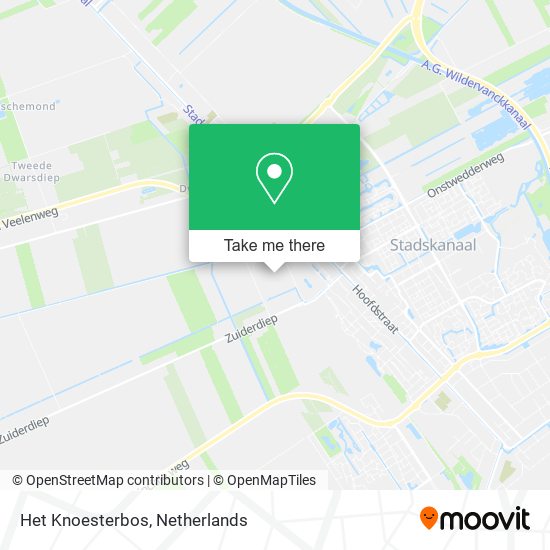 Het Knoesterbos map