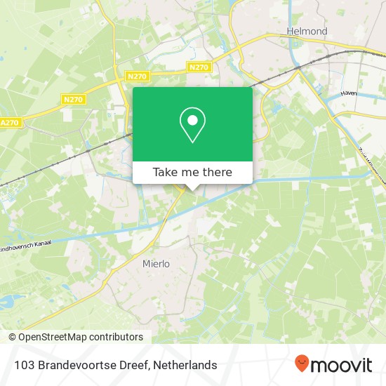 103 Brandevoortse Dreef, Brandevoortse Dreef map