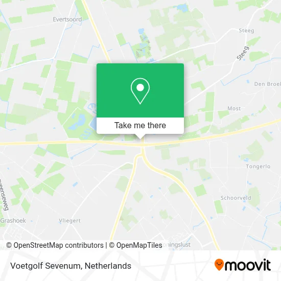 Voetgolf Sevenum map