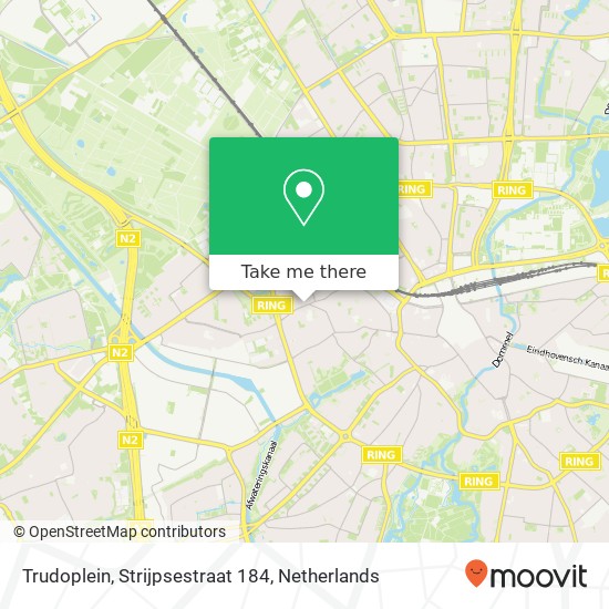 Trudoplein, Strijpsestraat 184 map