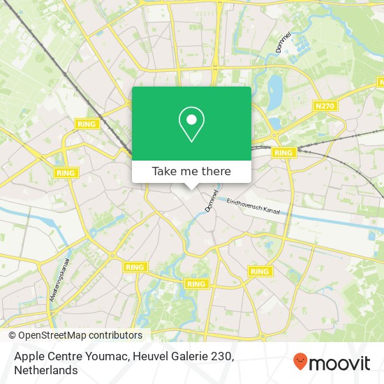 Apple Centre Youmac, Heuvel Galerie 230 map