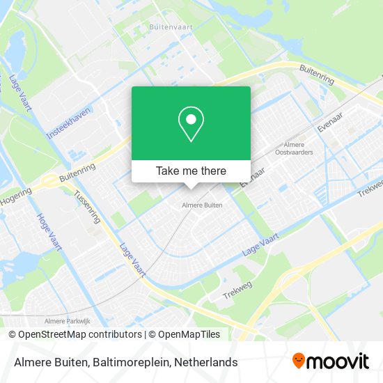 Almere Buiten, Baltimoreplein map