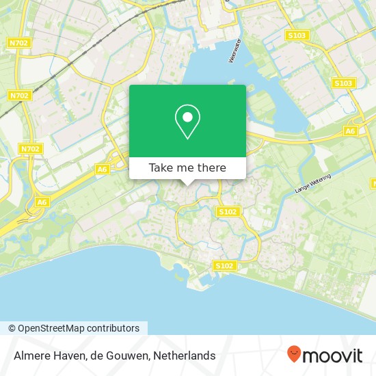Almere Haven, de Gouwen map