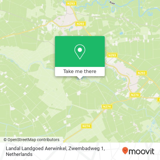 Landal Landgoed Aerwinkel, Zwembadweg 1 Karte