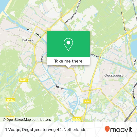 't Vaatje, Oegstgeesterweg 44 Karte