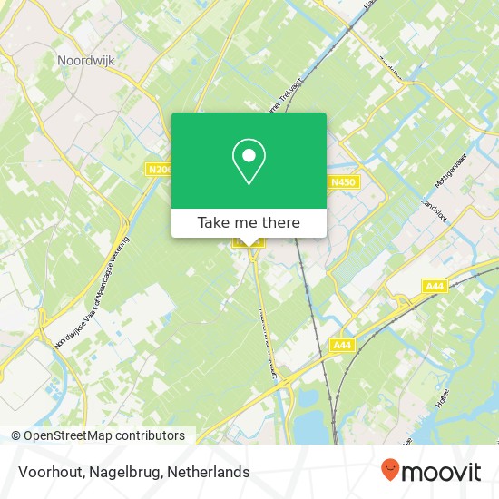 Voorhout, Nagelbrug map