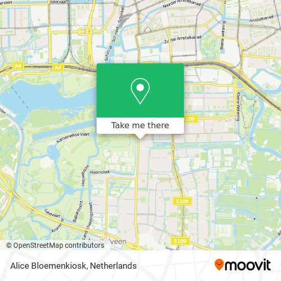 Alice Bloemenkiosk map