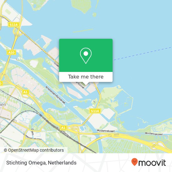 Stichting Omega map