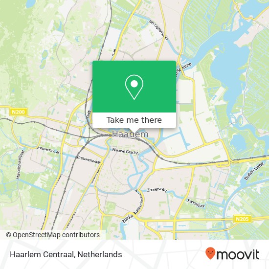 Haarlem Centraal map