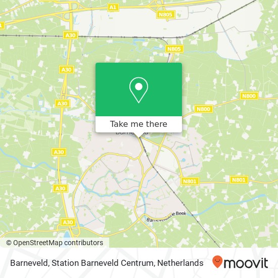 Barneveld, Station Barneveld Centrum map