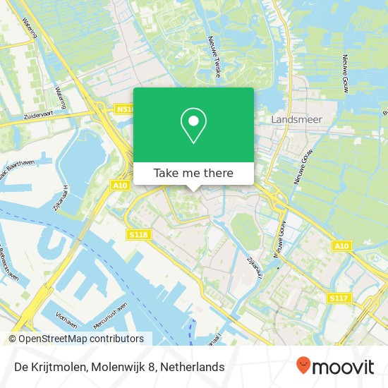 De Krijtmolen, Molenwijk 8 map