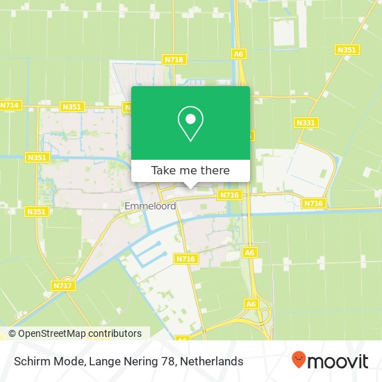 Schirm Mode, Lange Nering 78 map