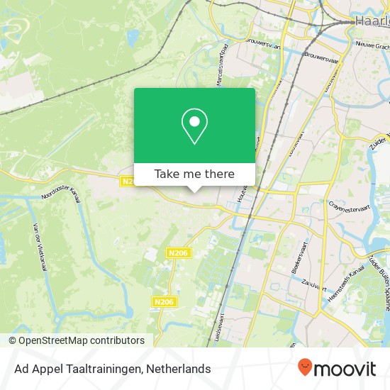 Ad Appel Taaltrainingen, Aerdenhoutsduinweg 1 map