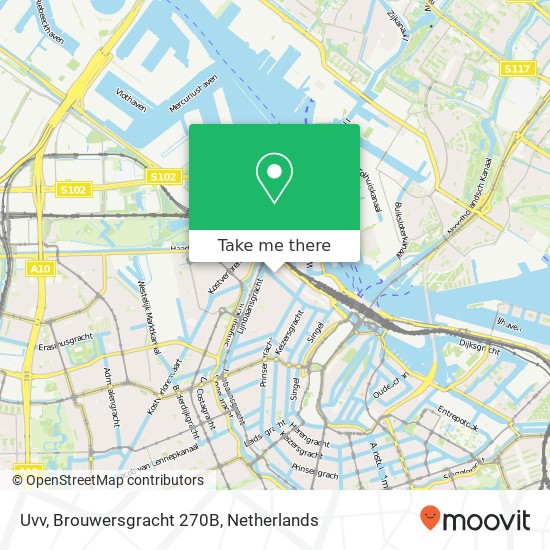 Uvv, Brouwersgracht 270B map