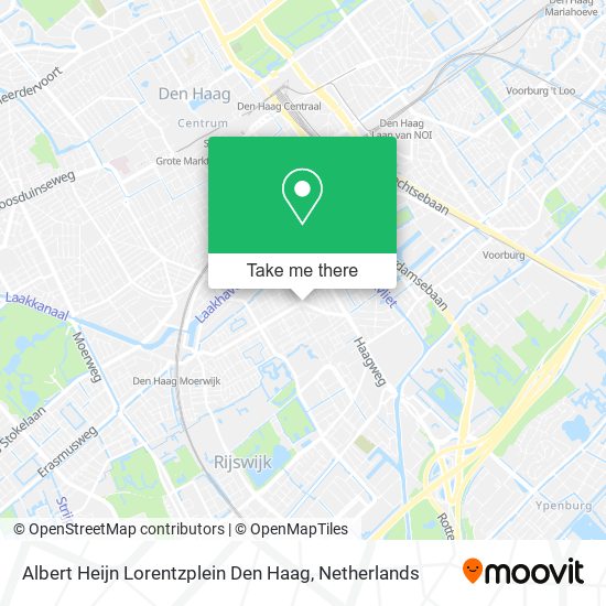 Albert Heijn Lorentzplein Den Haag Karte