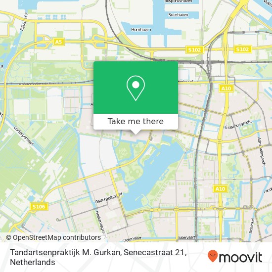 Tandartsenpraktijk M. Gurkan, Senecastraat 21 map