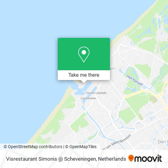 Visrestaurant Simonis @ Scheveningen map