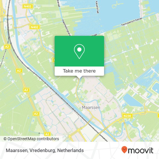 Maarssen, Vredenburg Karte