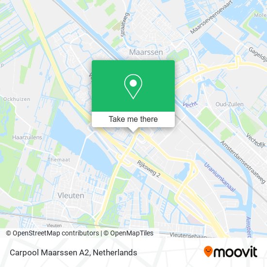 Carpool Maarssen A2 map