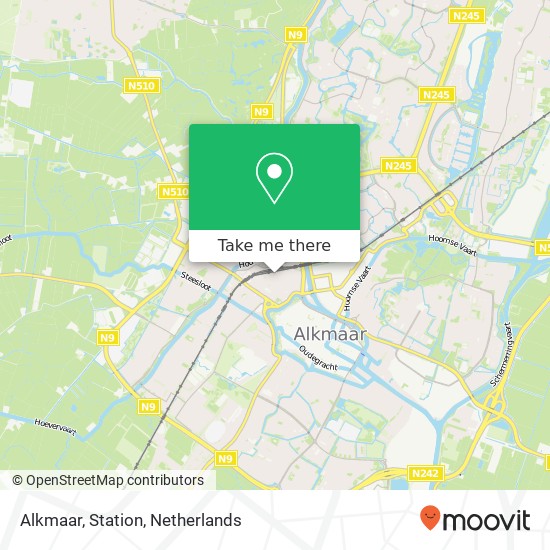 Alkmaar, Station map