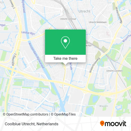 Coolblue Utrecht map