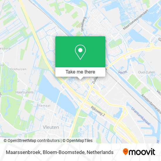 Maarssenbroek, Bloem-Boomstede Karte
