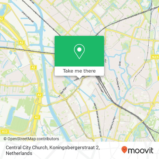 Central City Church, Koningsbergerstraat 2 map