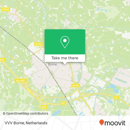 VVV Borne map
