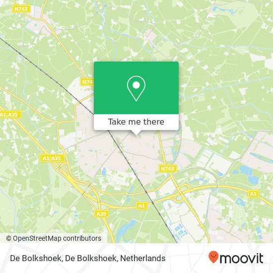 De Bolkshoek, De Bolkshoek map
