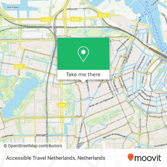 Accessible Travel Netherlands map