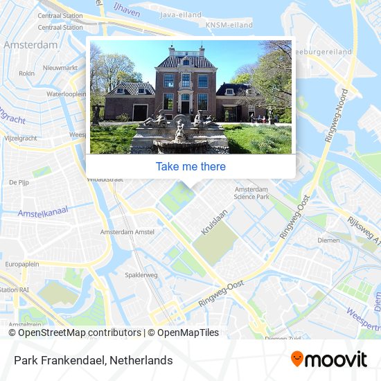 Park Frankendael Karte