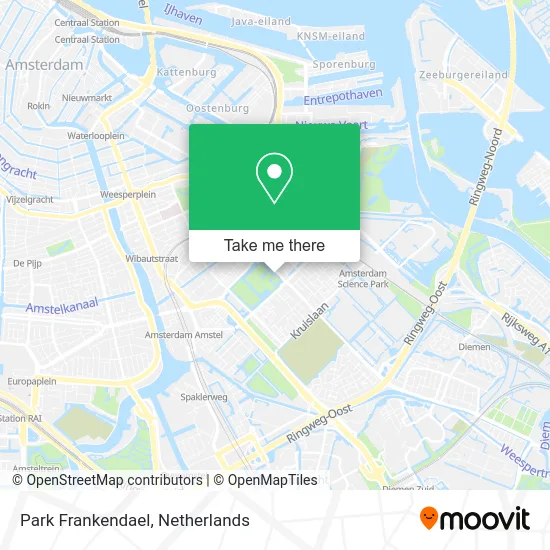 Park Frankendael map