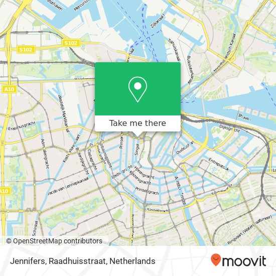 Jennifers, Raadhuisstraat map