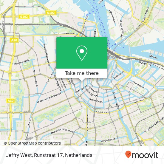 Jeffry West, Runstraat 17 map